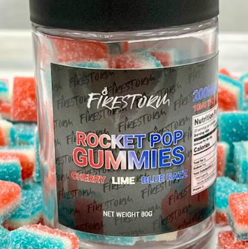 Photograph of product: FCC | Rocket Pop Gummies | 200mg TH-oui