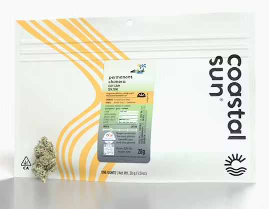 Photograph of product: Coastal Sun Sungrown 28g Ounce - Permanent Chimera (I)