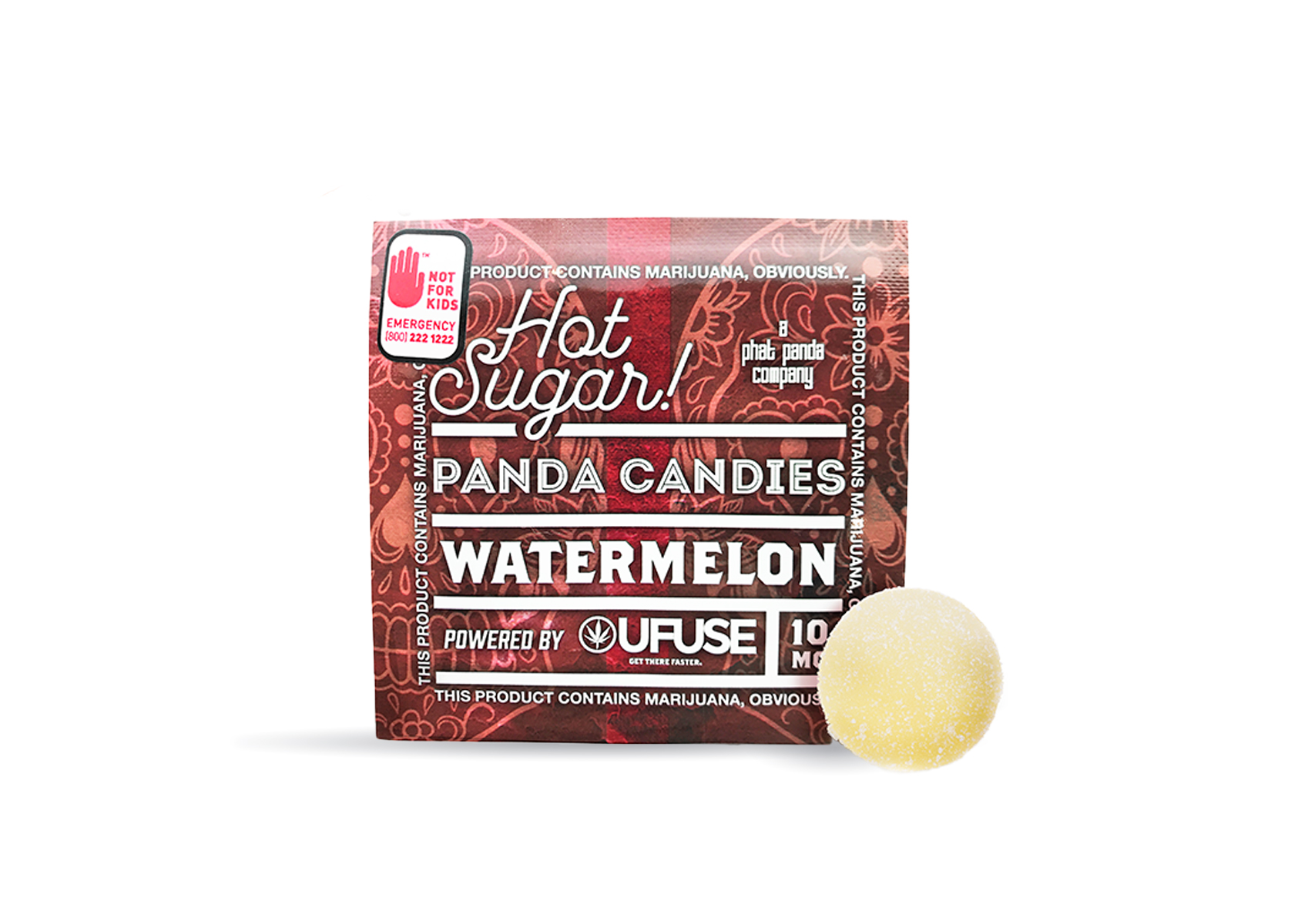 Photograph of product: Watermelon Panda Candy | 10mg