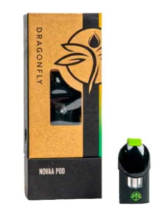 Photograph of product: Dragon Fly Novaa Pod - Hybrid: Gush Mints