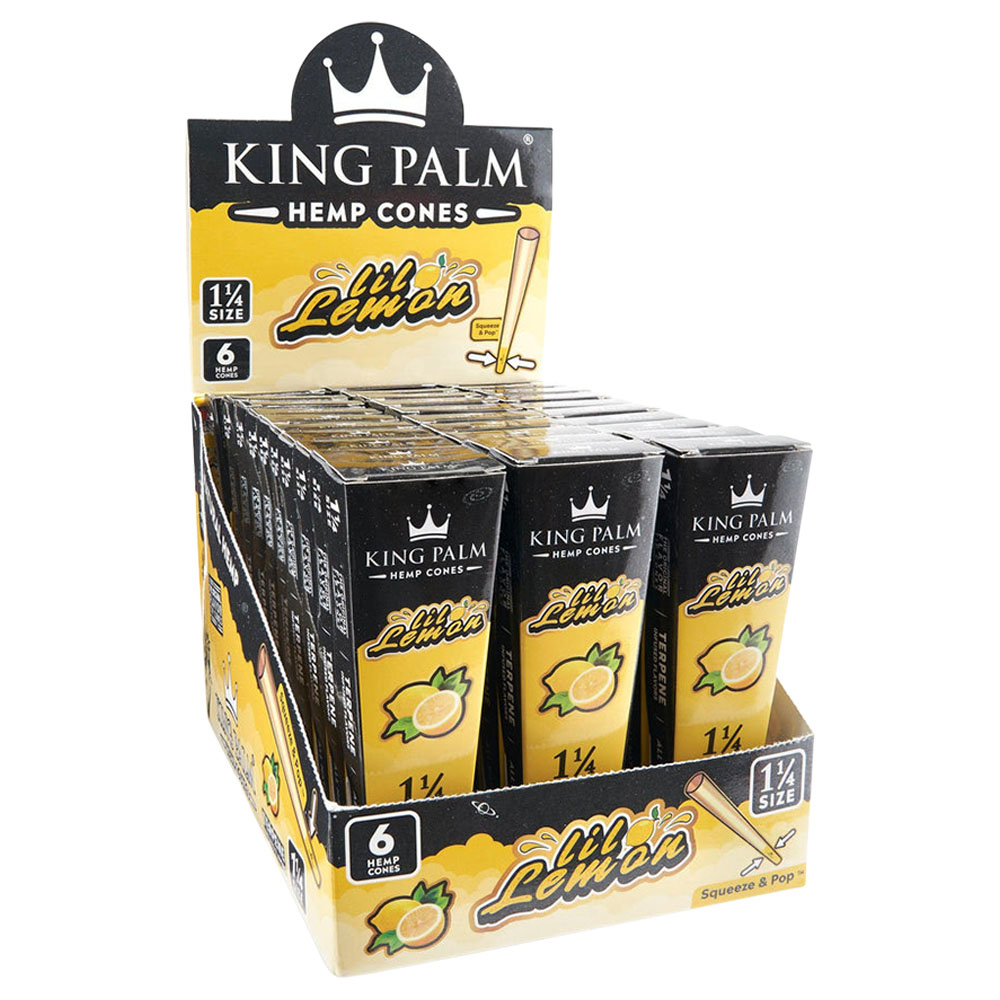Photograph of product: King Palm Lil Lemon Hemp Cones