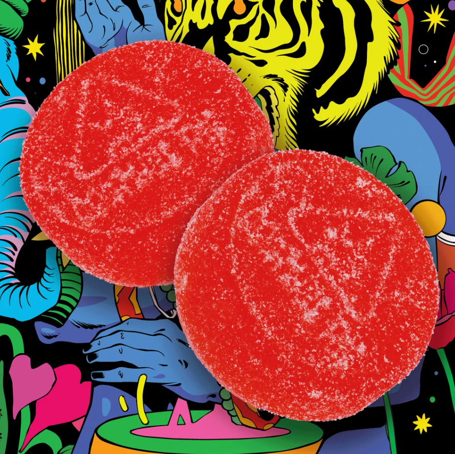 Photograph of product: Super Charged Cherry (H) 100mg Gummies