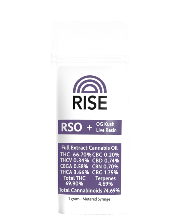 Photograph of product: Sour Pineapple Live Resin RSO+ Dart