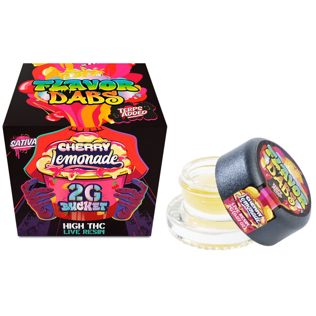 Photograph of Product: Loud And Clear - Cherry Lemonade (Sativa) Live Resin Flavor Dabs 2g