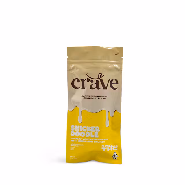 Photograph of product: Crave | Choc Bar 100mg | Snickerdoodle