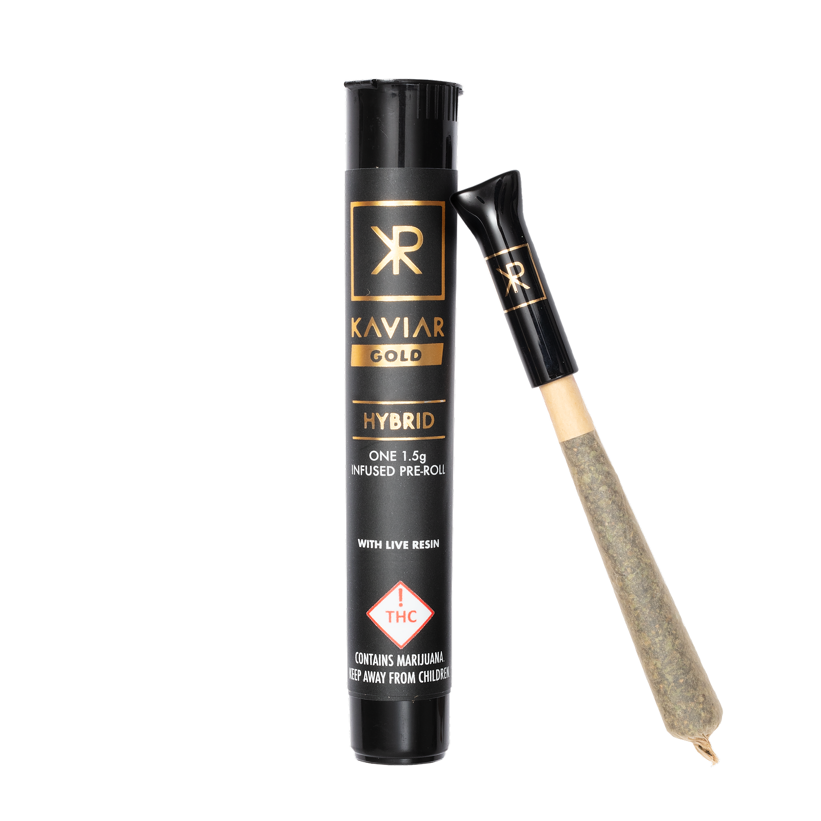 Photograph of product: Kaviar | Gold Infused Joint |  Queens Cake (I)