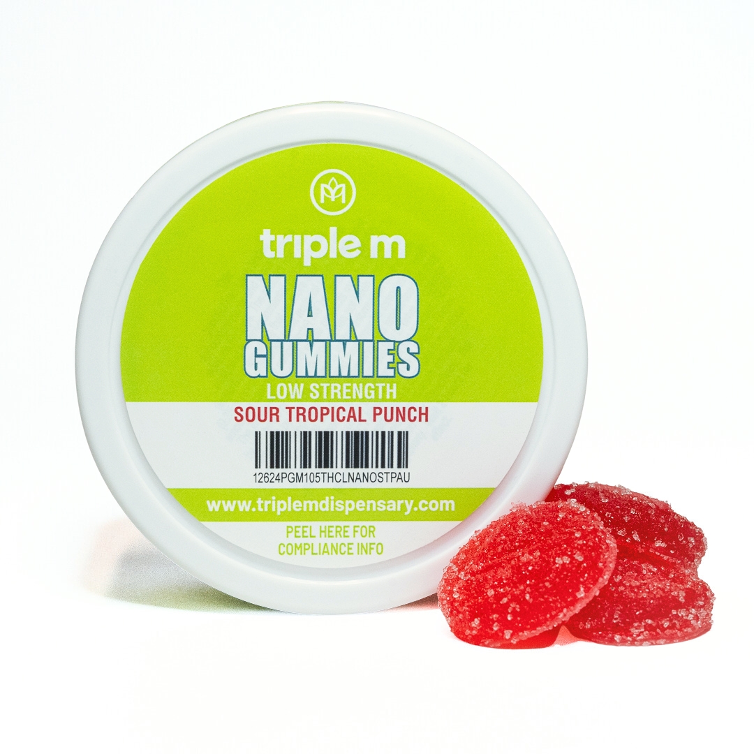 Photograph of product: Nano Gummy (Fast Acting) - Sour Tropical Punch [20pk]