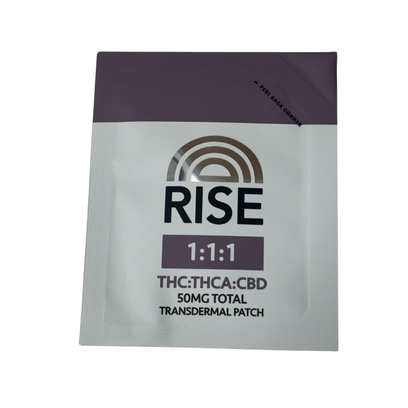 Photograph of product: Rise - RSO 50mg Transdermal Patch 1:1:1