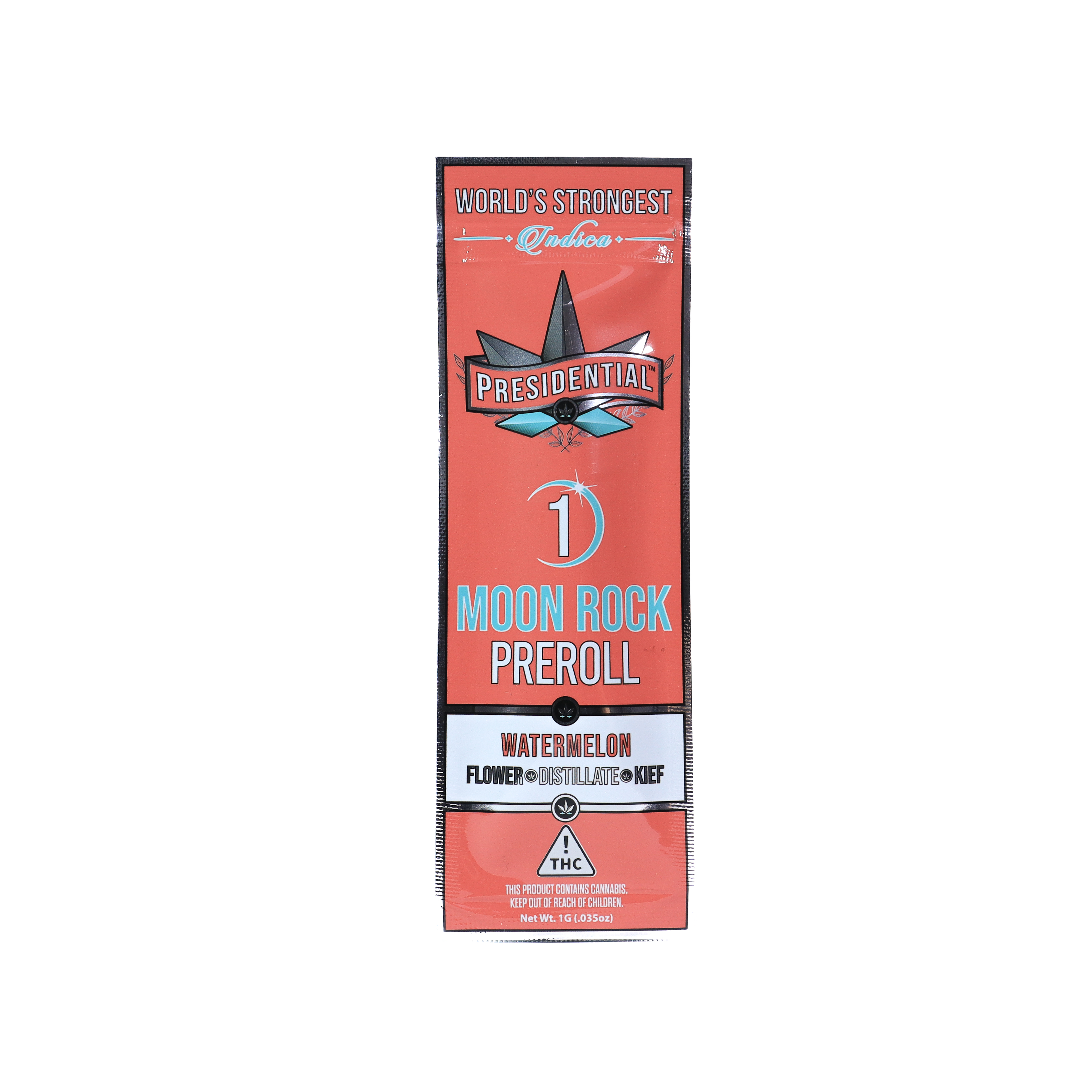Photograph of product: Presidential Watermelon Moon Rock Infused PR 1g