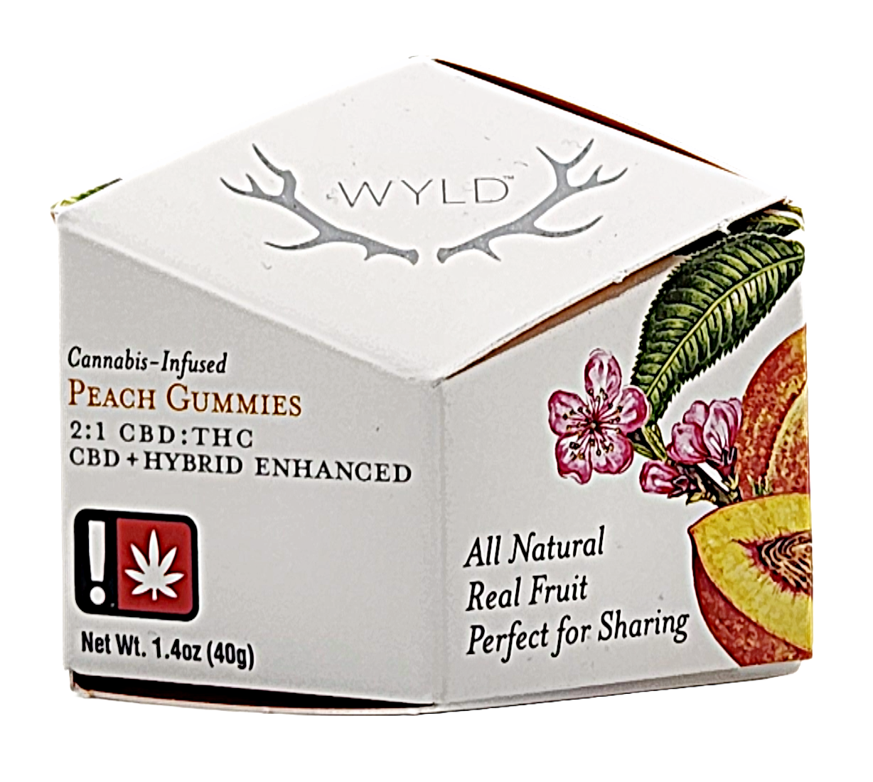 Photograph of product: Wyld- 100MG Peach 2:1 CBD:TH-oui (H)