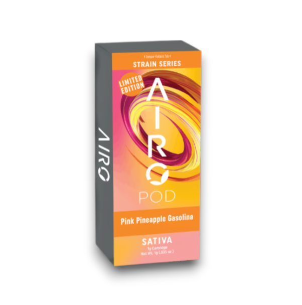 Photograph of product: Pink Pineapple Gas Vape Cartridge