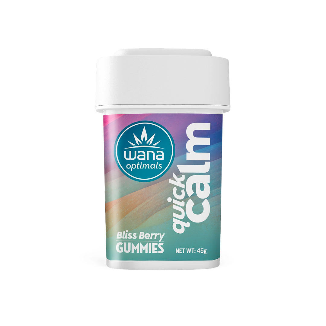 Photograph of product: Wana | Optimals Gummies | Quick Calm (10mg:100mg)