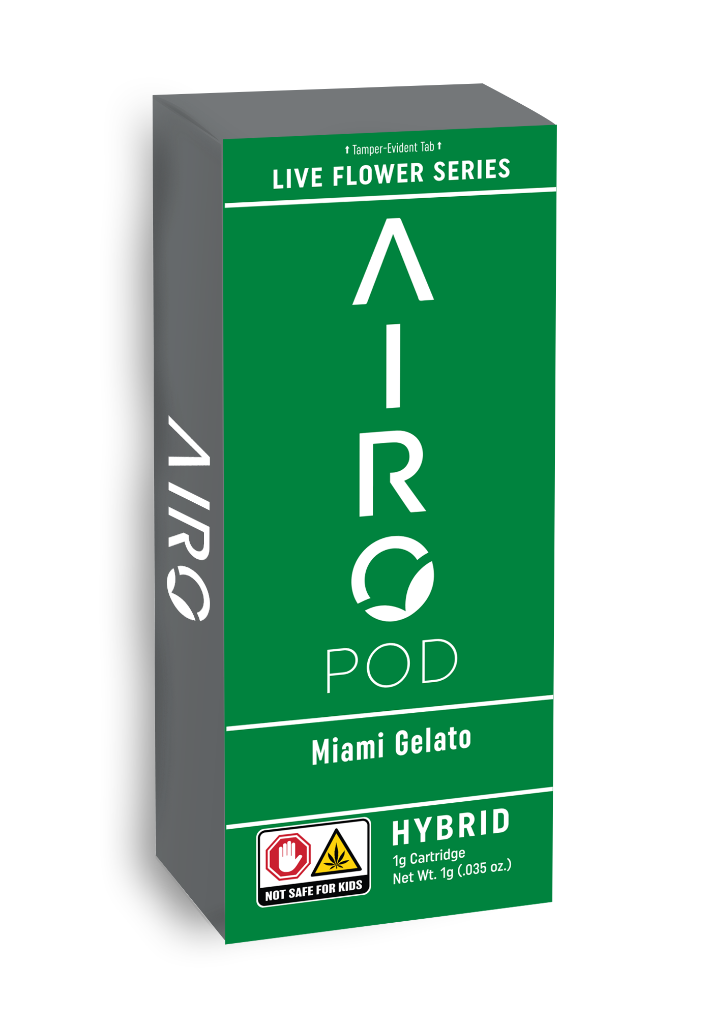 Photograph of product: Airo Vape Cart Distillate- Miami Gelato (Live Flower)