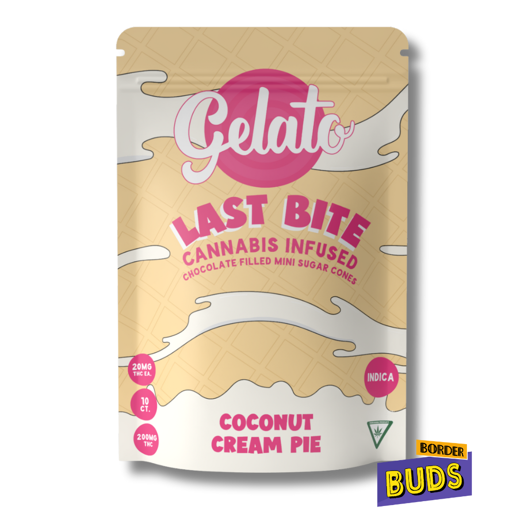 Photograph of product: Coconut Cream Pie | Gelato | 200mg | Last Bite Cones