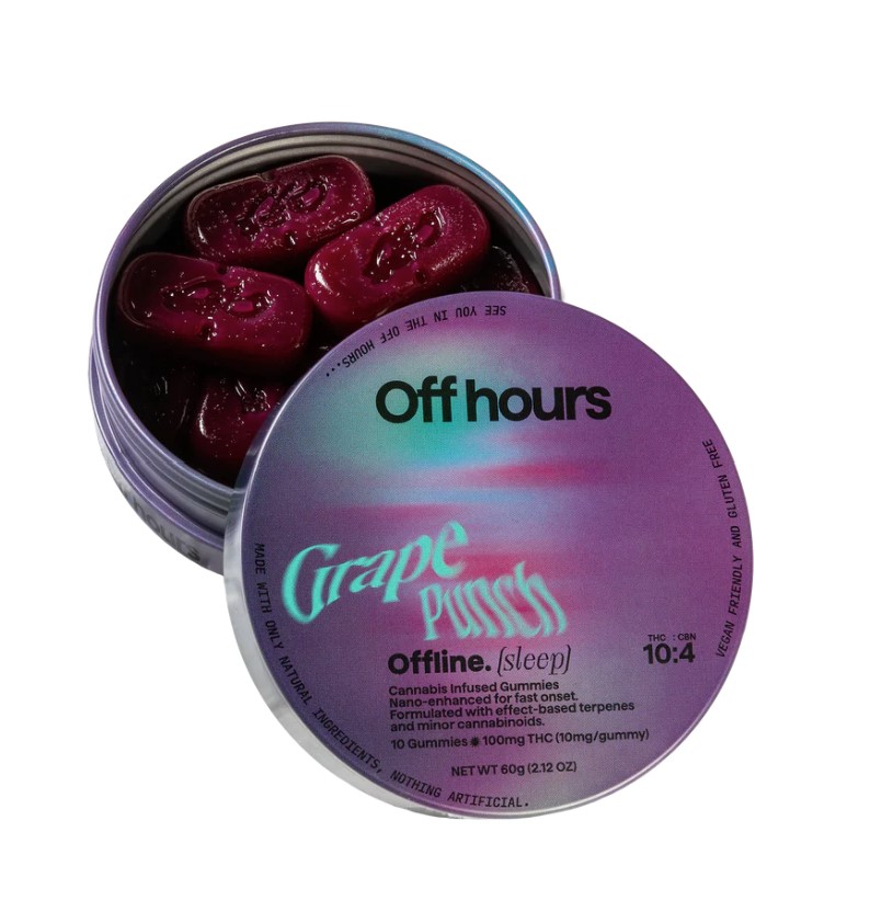 Photograph of product: Off Hours | Offline | Sleep | Gummy Edibles | 100mg