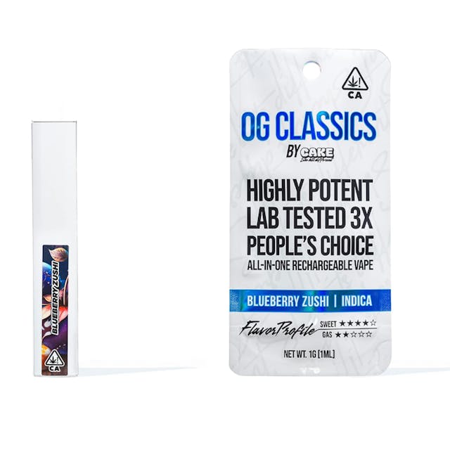 Photograph of product: Blueberry Zushi - 1g All-In-One - 