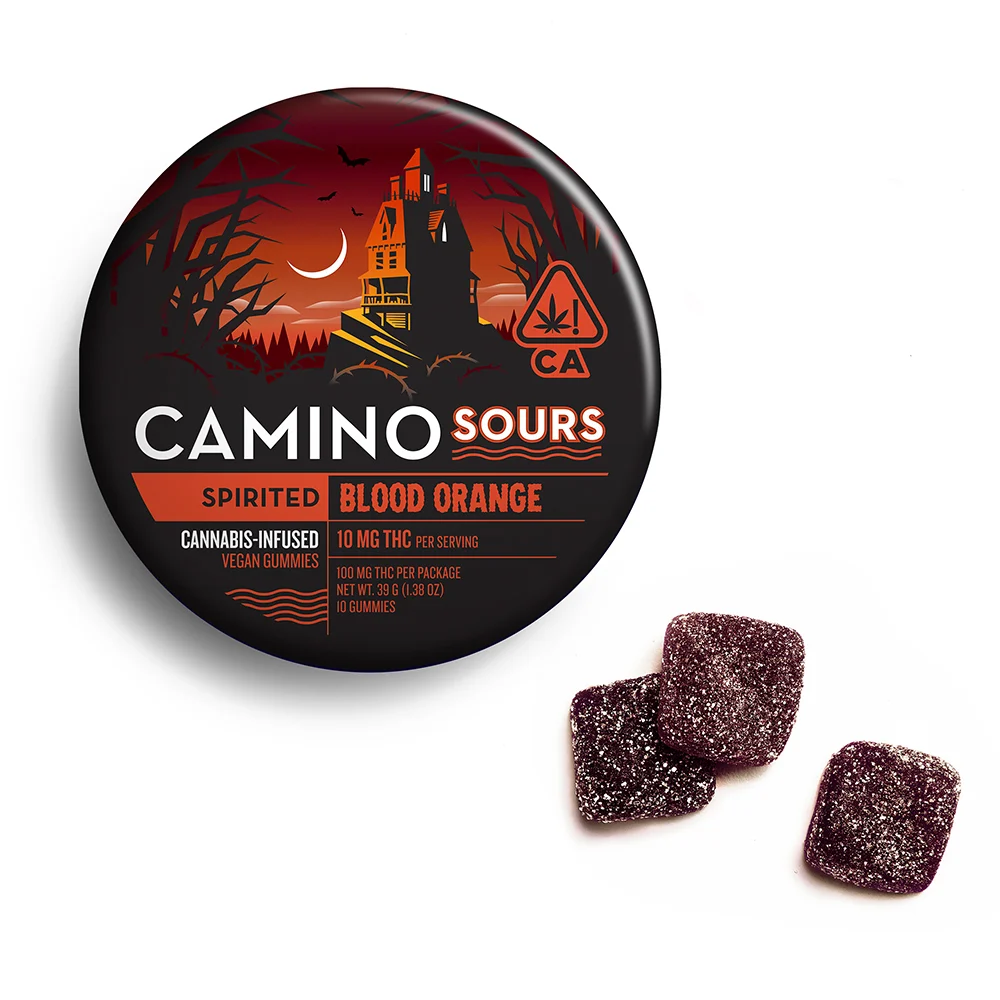 Photograph of product: CAMINO SOURS | BLOOD ORANGE | 200MG | GUMMIE