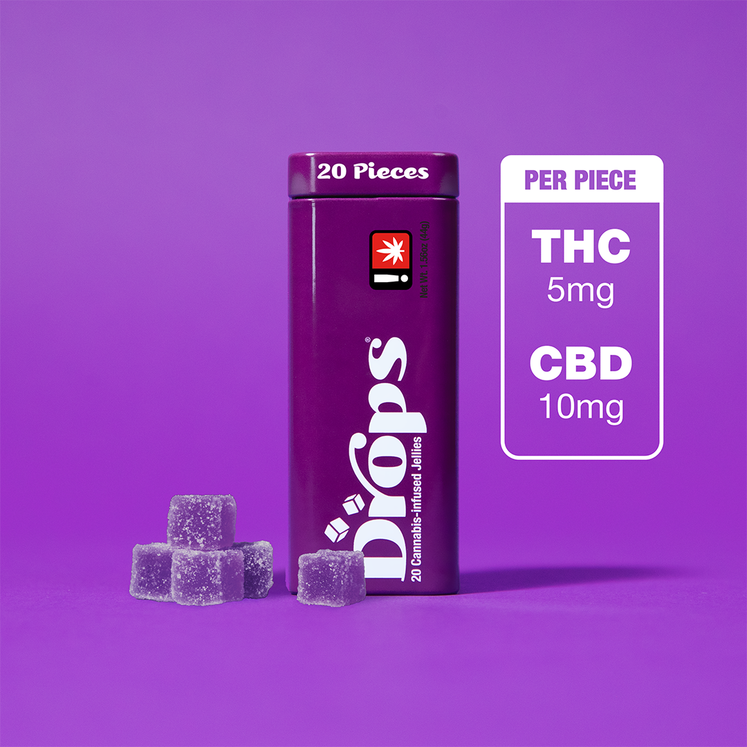 Photograph of product: Drops | 20pk Ratio | Blackberry 1:2