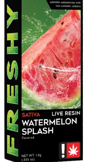 Photograph of product: Freshy Live Resin + Botanical Terps Carts: Watermelon Splash - 