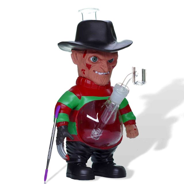 Photograph of product: Nightmare Character Glass Water Bong - 