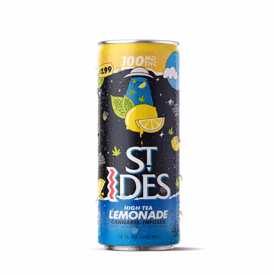 Photograph of product: St. Ides | High Tea - Lemonade | 12oz | 100mg