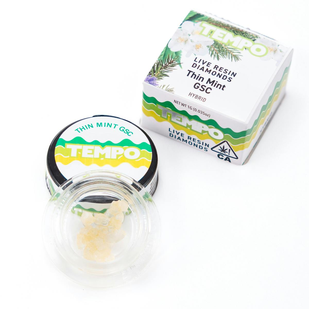 Photograph of product: Tempo 1G Live Resin Diamonds - Thin Mint GSC (H)