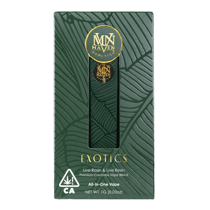 Photograph of product: EXOTICS 1G LIVE ROSIN & LIVE RESIN ALL IN ONE