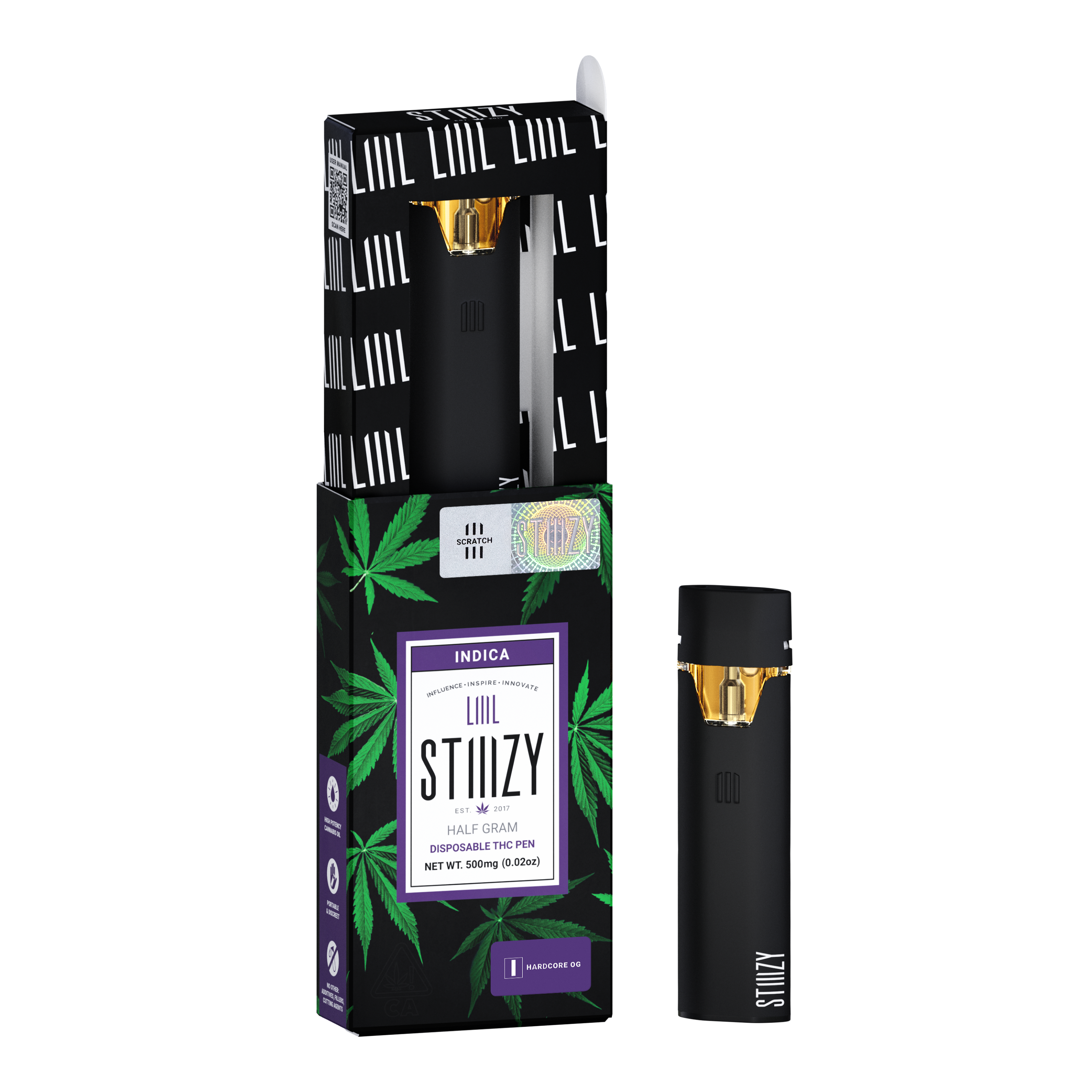Photograph of product: Hardcore OG - LIIIL Disposable - .5g