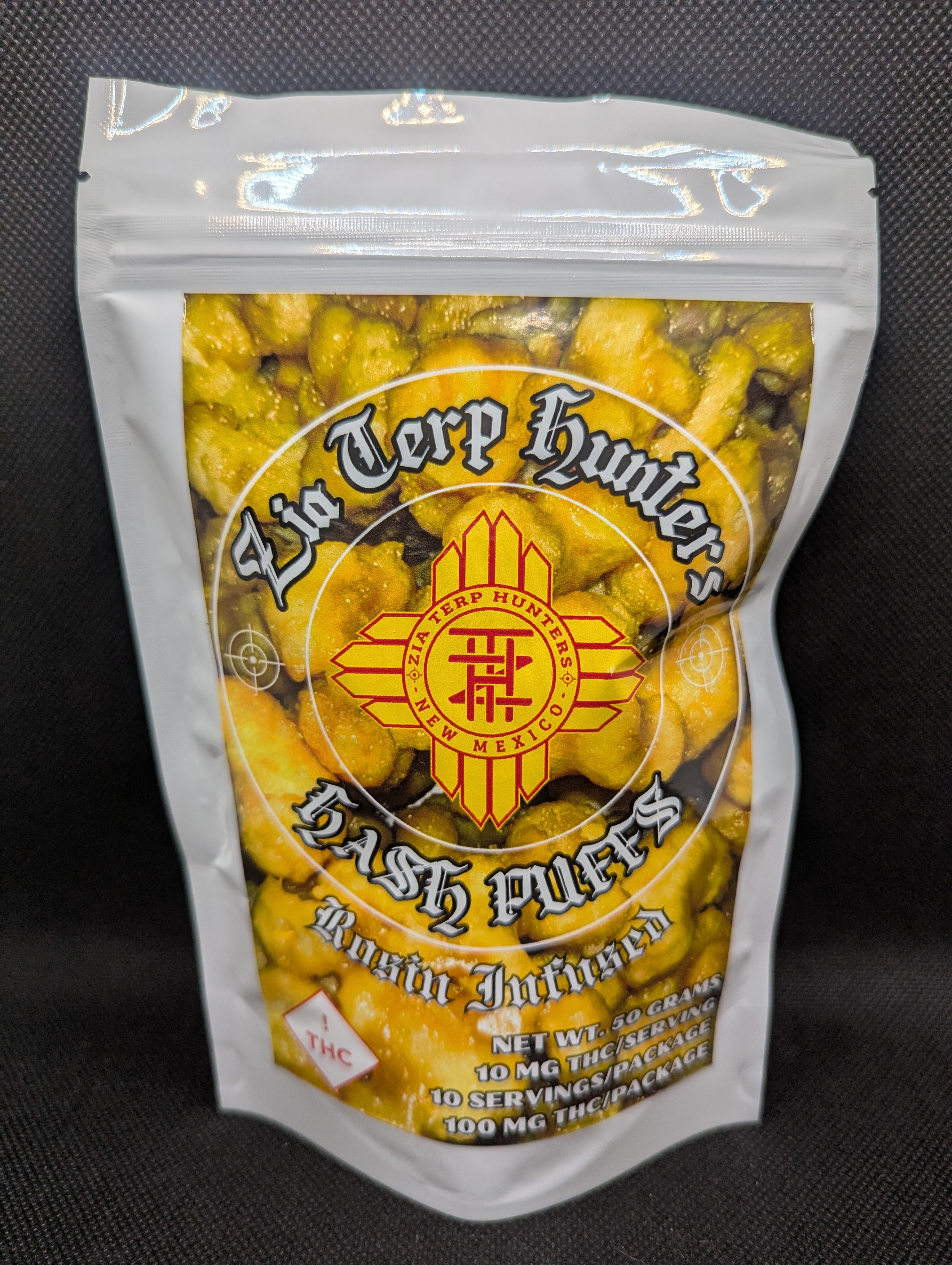 Photograph of product: Zia Terp Hunters au chocolat Puffs 100mg