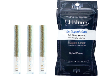 Photograph of product: El Blunto - The Oppenheimer - Diamond Jointo - Oui'd 3pk 1.8g