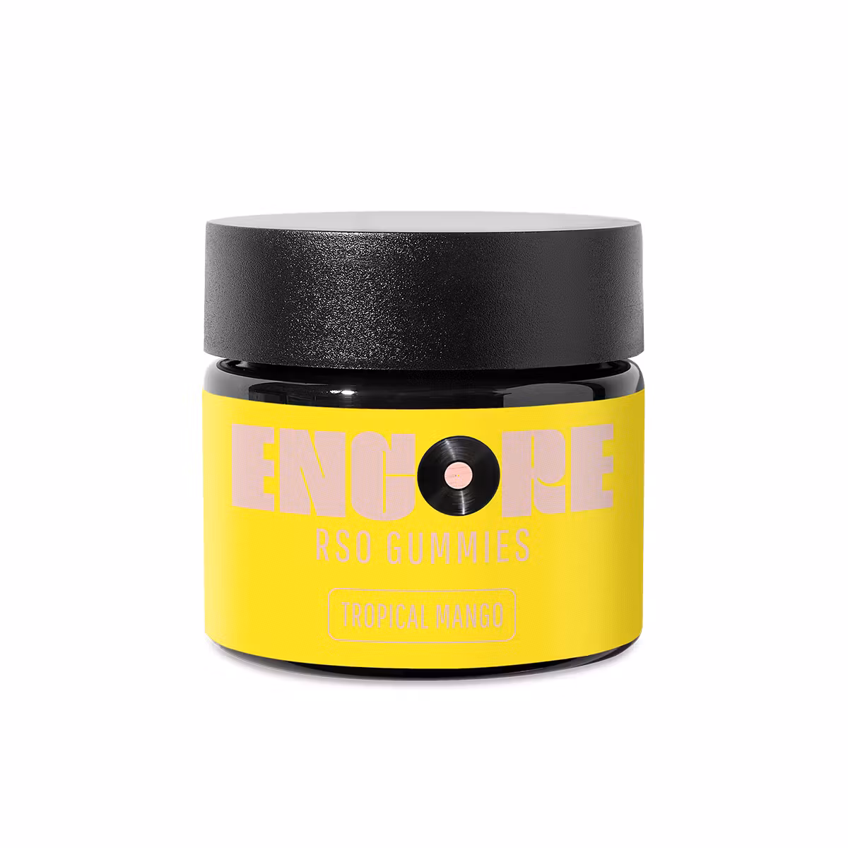 Photograph of product: Encore RSO Gummies (100mg) 10ct Tropical Mango