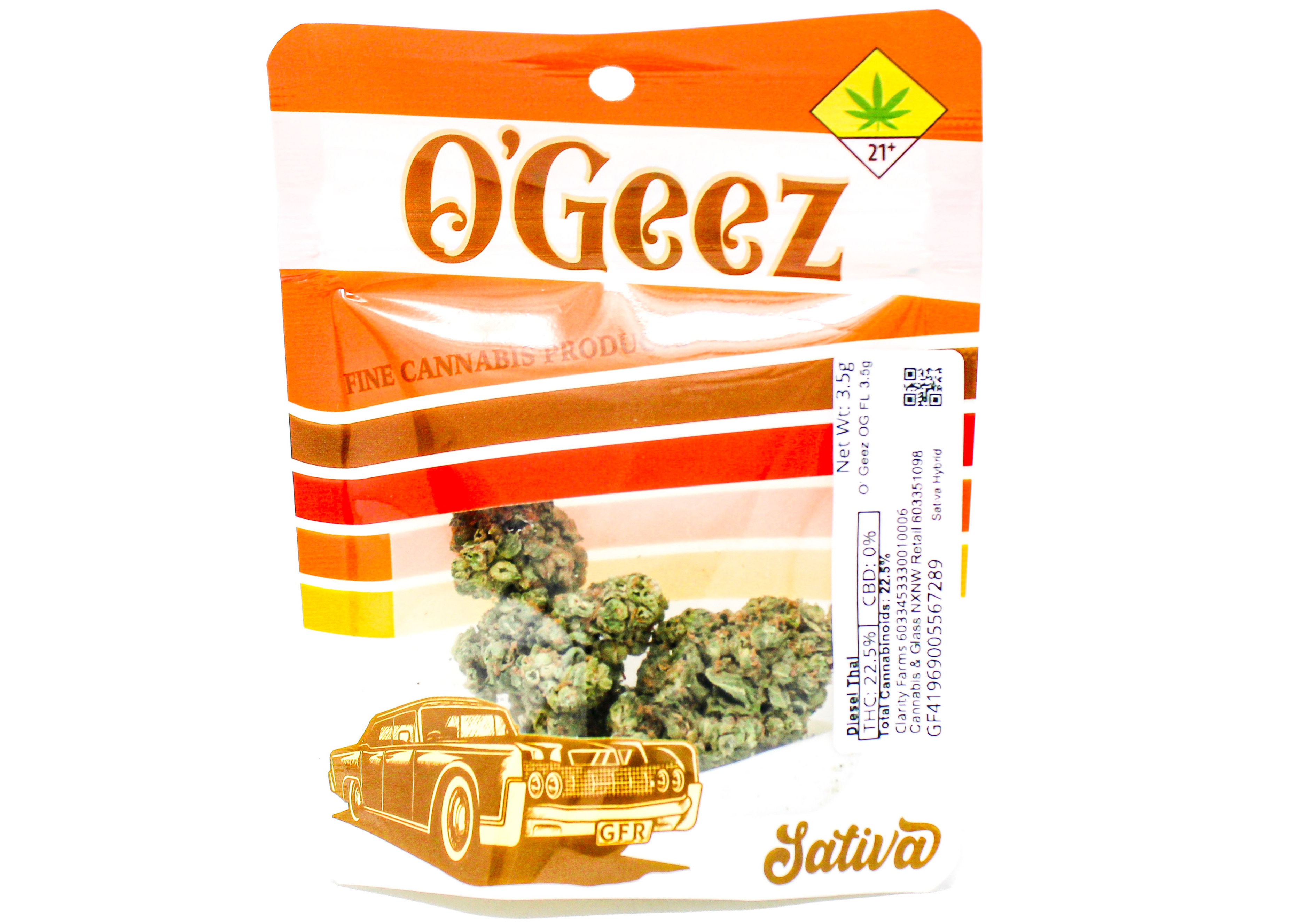 Photograph of product: COW Diesel Thai 35681 - 3.5g