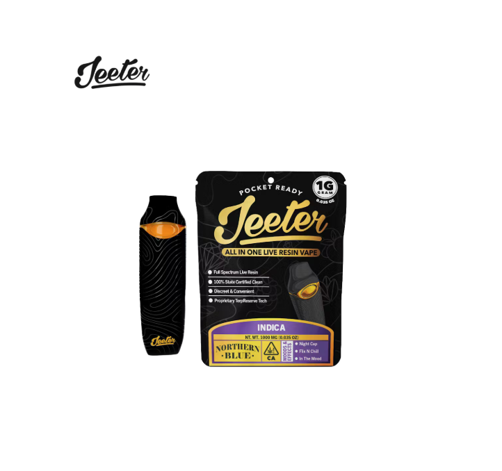 Photograph of product: NORTHERN BLUE 1G LIVE RESIN ALL IN ONE