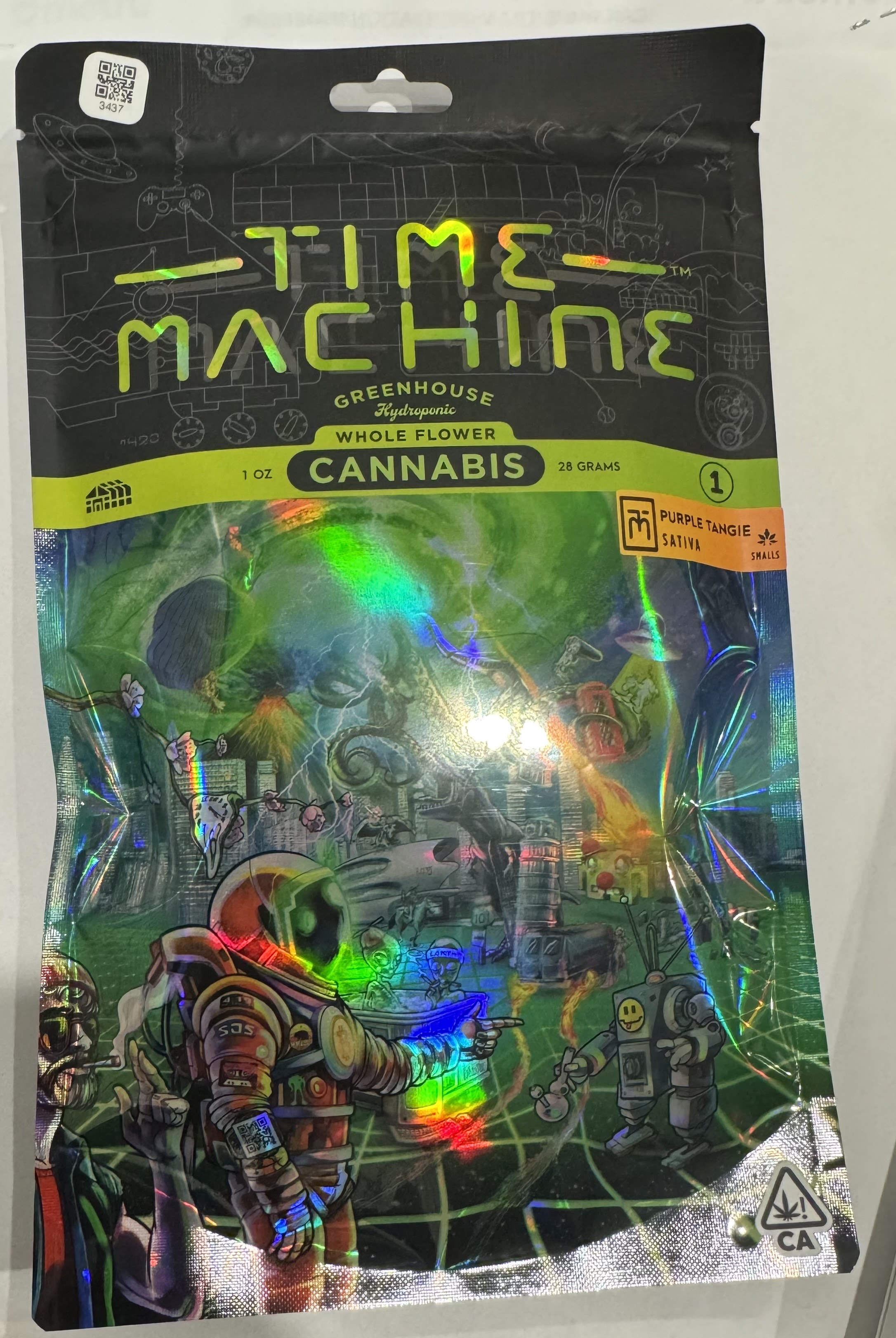 Photograph of product: PURPLE TANGIE 28G FLOWER - 28 G