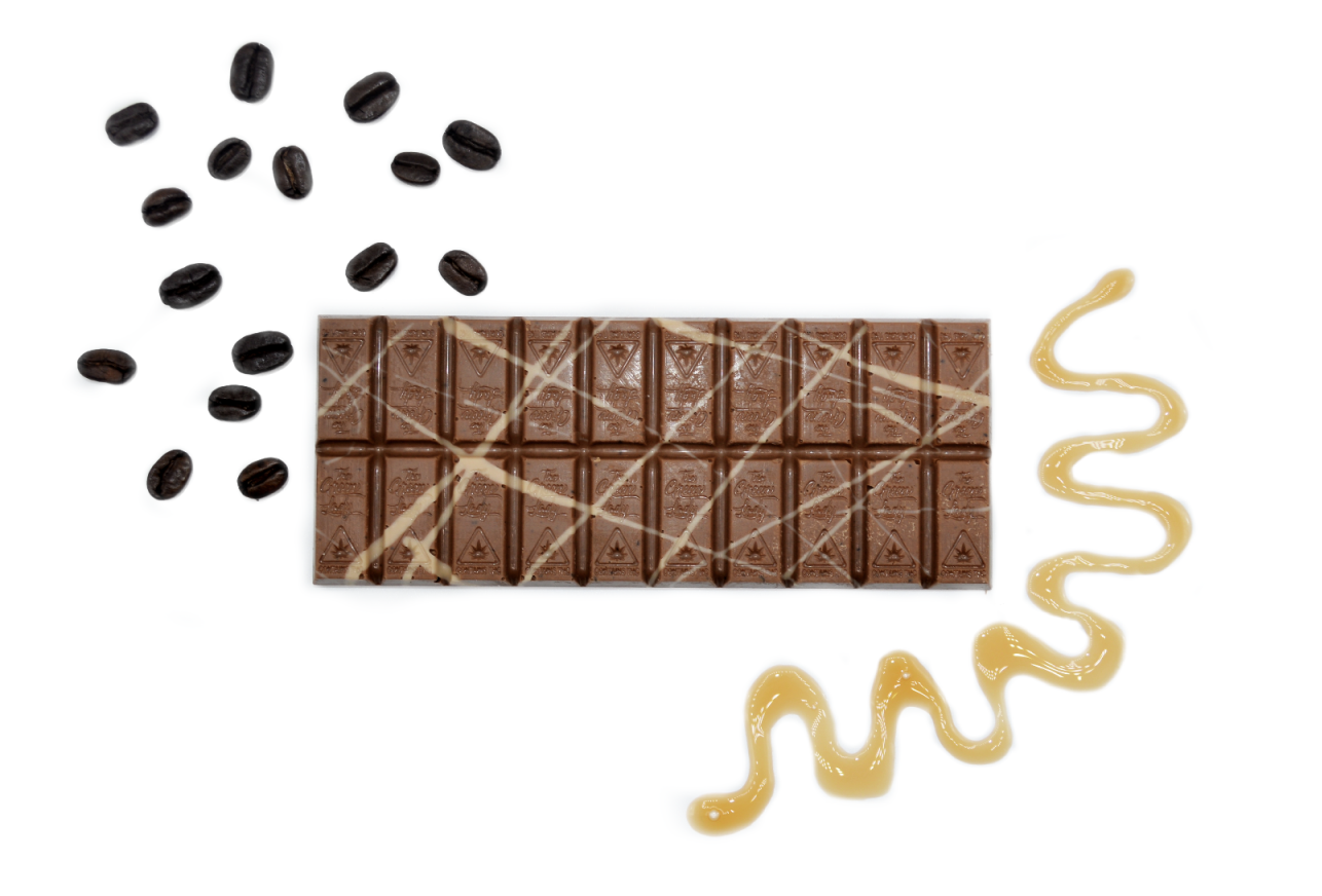 Photograph of product: Chocolate Bar - TGLD - Caramel Macchiato Bar - 100mg - 20 Servings, 5mg