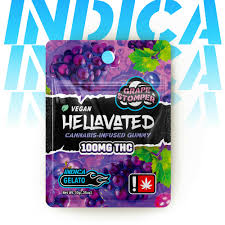 Photograph of product: Gummy - 100mg Hellavated 1pc - Grape Stomper - GREEN LEAF SPECIAL