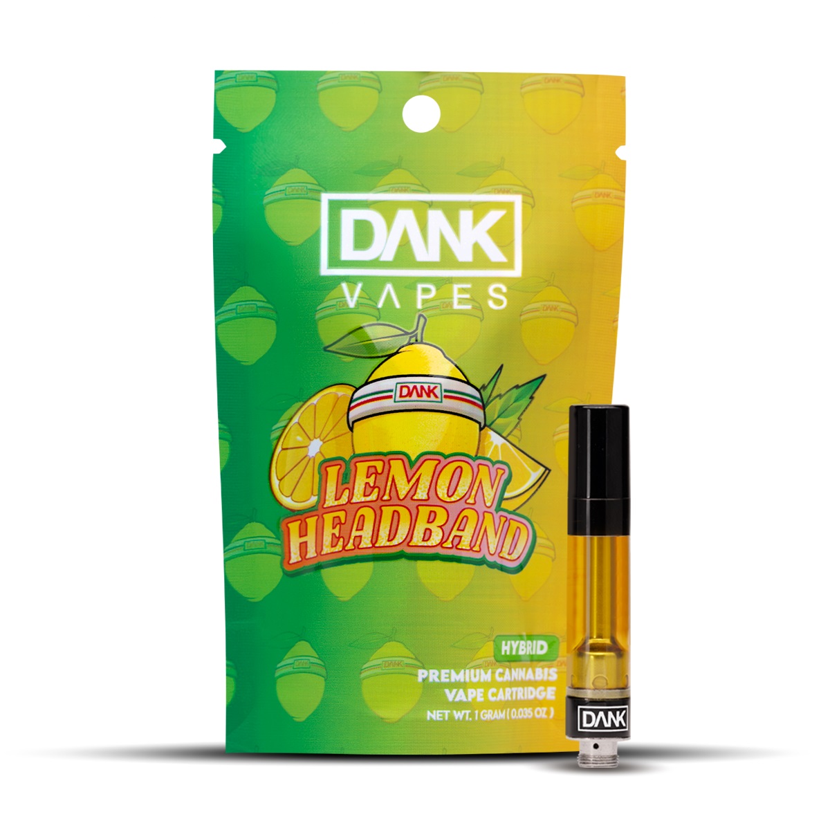 Photograph of product: Lemon Headband Cart | 1g | Dank