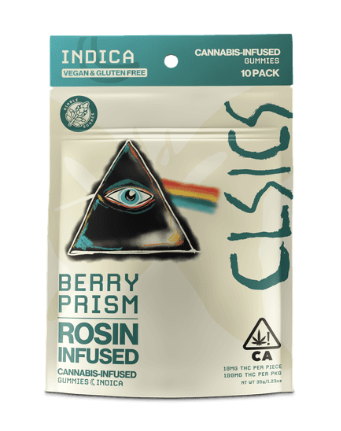 Photograph of product: Berry Prism (I) Live Rosin GUMMIES 100mg - CLSICS