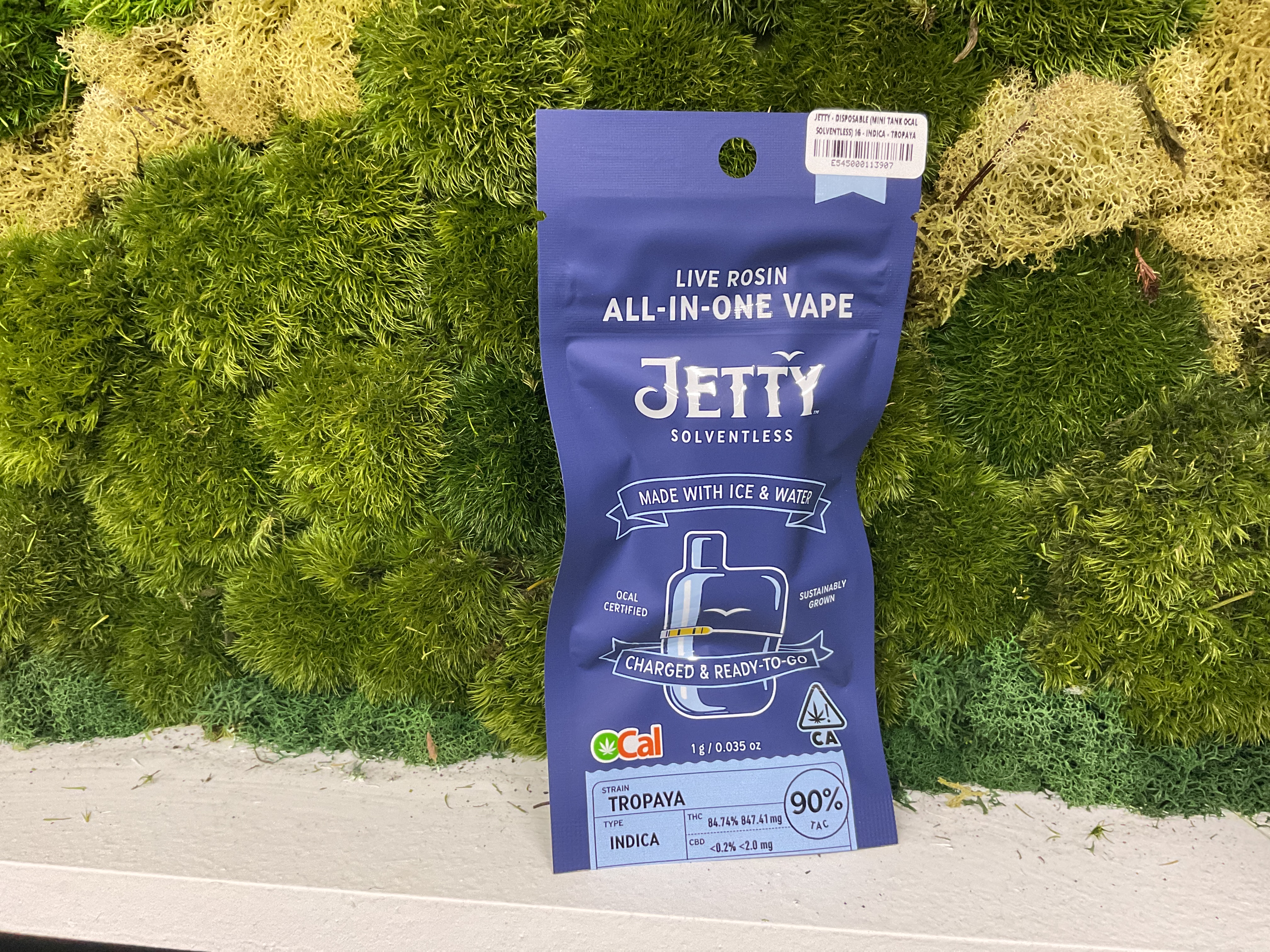 Photograph of product: JETTY - DISPOSABLE (MINI TANK OCAL SOLVENTLESS) - Oui'd - TROPAYA