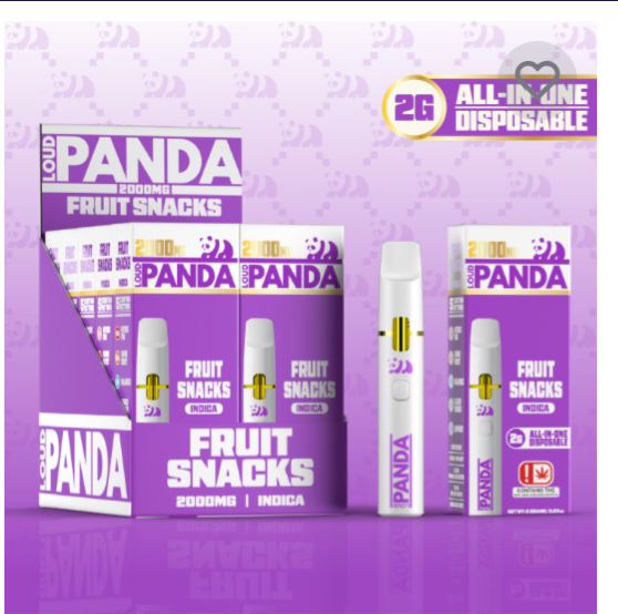 Photograph of product: Loud Panda M Disposable Cartridge | Fruit Snacks | (I)