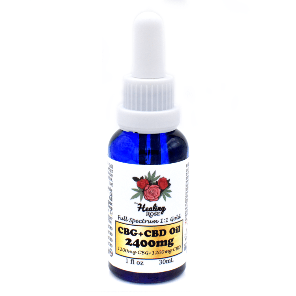 Photograph of product: CBG + CBD 1:1 Full-Spectrum Oil 2400mg  (30 ml)