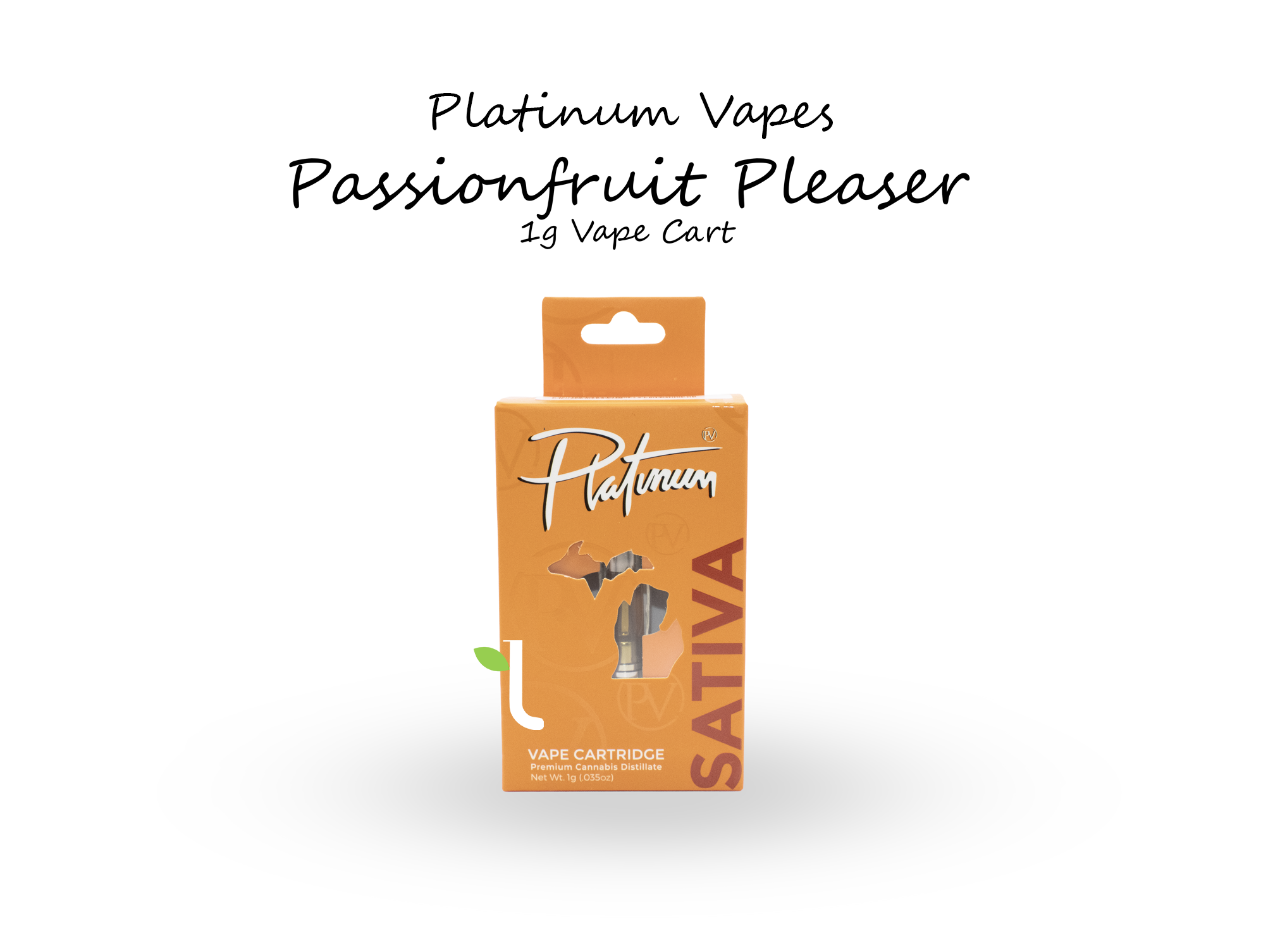 Photograph of product: Passionfruit Pleaser Vape Cart