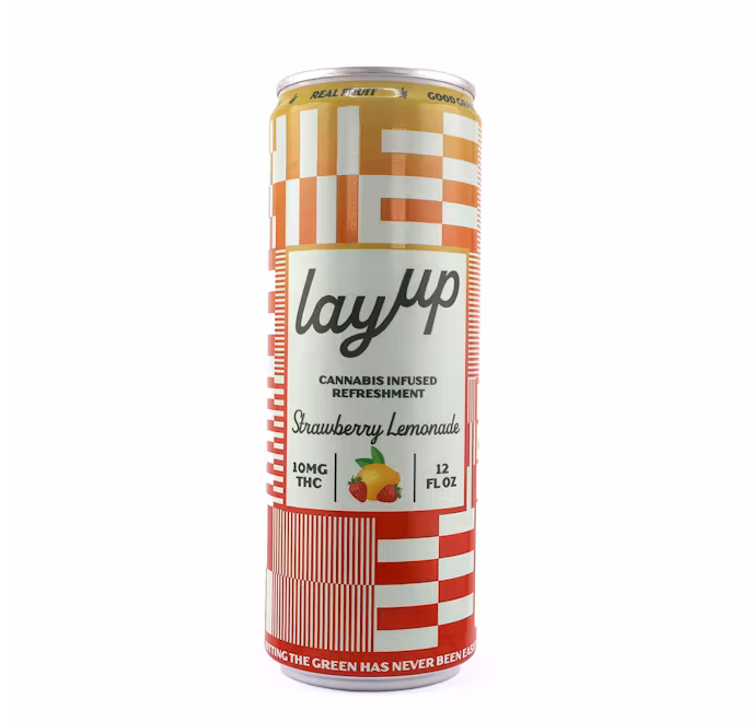 Photograph of product: Layup Strawberry Lemonade 10mg 12oz TH-oui Drink