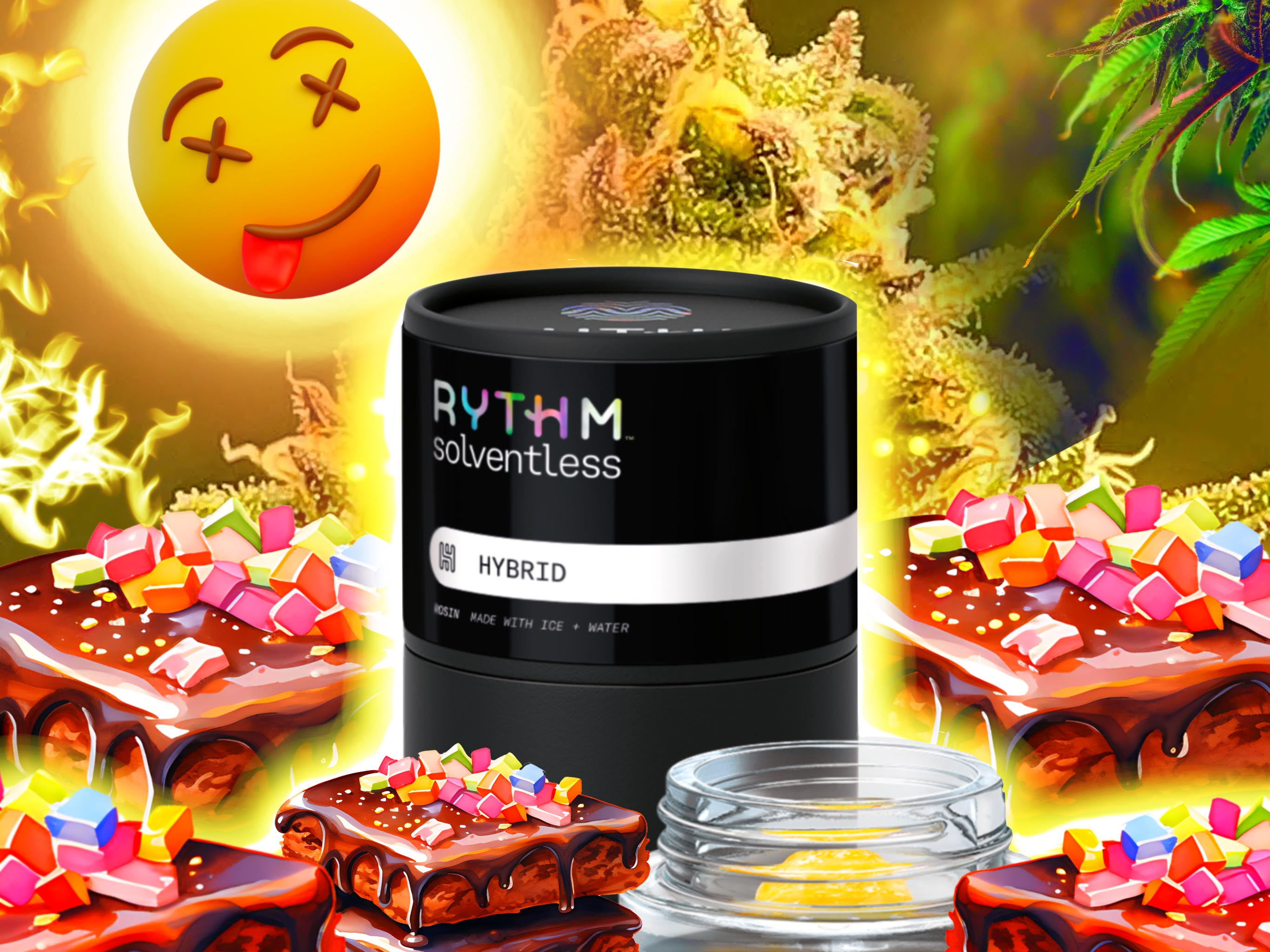 Photograph of product: Rythm | Brownie Scout Solventless Live Rosin | 1g