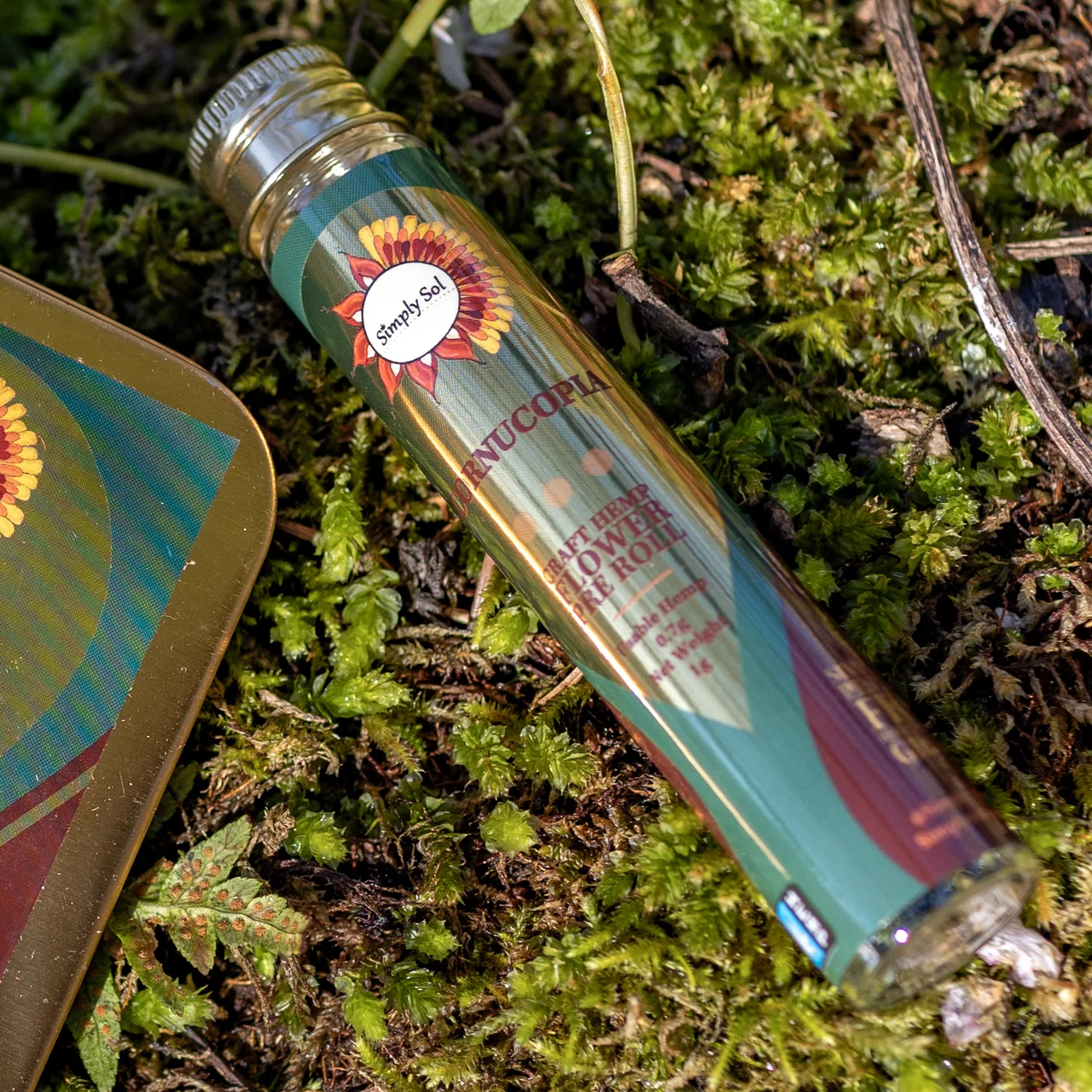 Photograph of product: Simply Sol - Pre Roll .7g - Blood Orange CBD (I)
