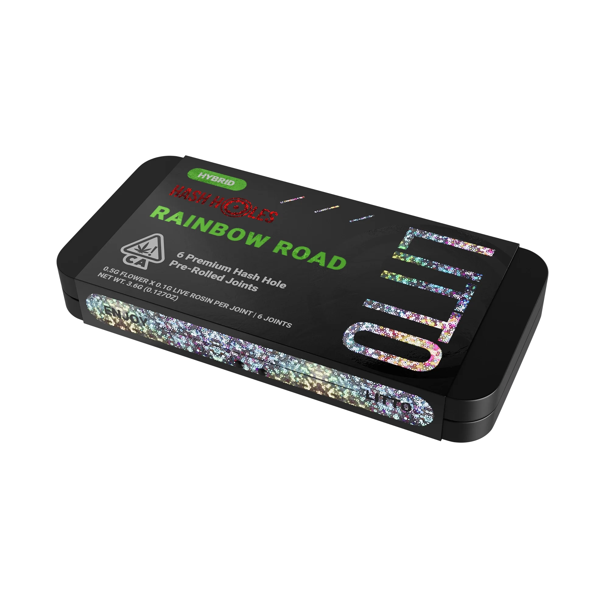 Photograph of product: 6PK - au chocolat HOLES - RAINBOW ROAD