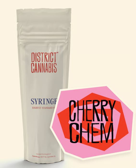 Photograph of product: District Oui'd - Cherry Chem RSO (1g)