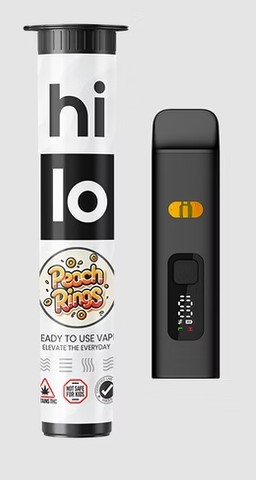 Photograph of product: Peach Rings - Disposable Vape - HiLo