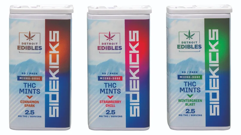 Photograph of product: DETROIT EDIBLES | SIDEKICKS | 100MG | STRAWBERRY CHILL