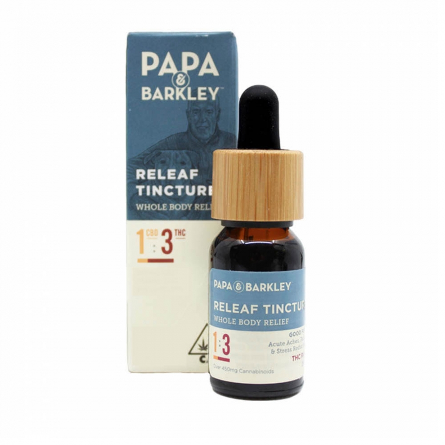 Photograph of product: Papa & Barkley - Releaf Tincture TH-oui Rich 1:3 30ml 900mg